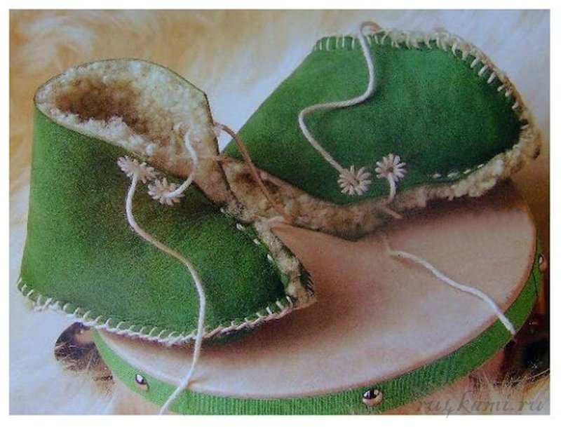Пинетки ботиночки из меха для малыша (Шитье и крой) – Журнал Вдохновение Рукодельницы