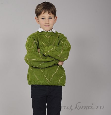 свитер для мальчика спицами